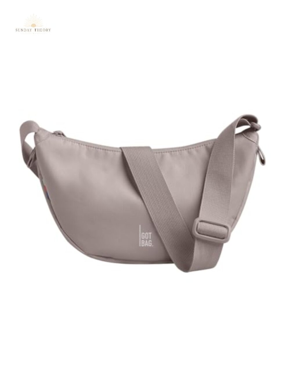 Water-Resistant Recycled Vegan Leather Crossbody Bag with Adjustable Strap